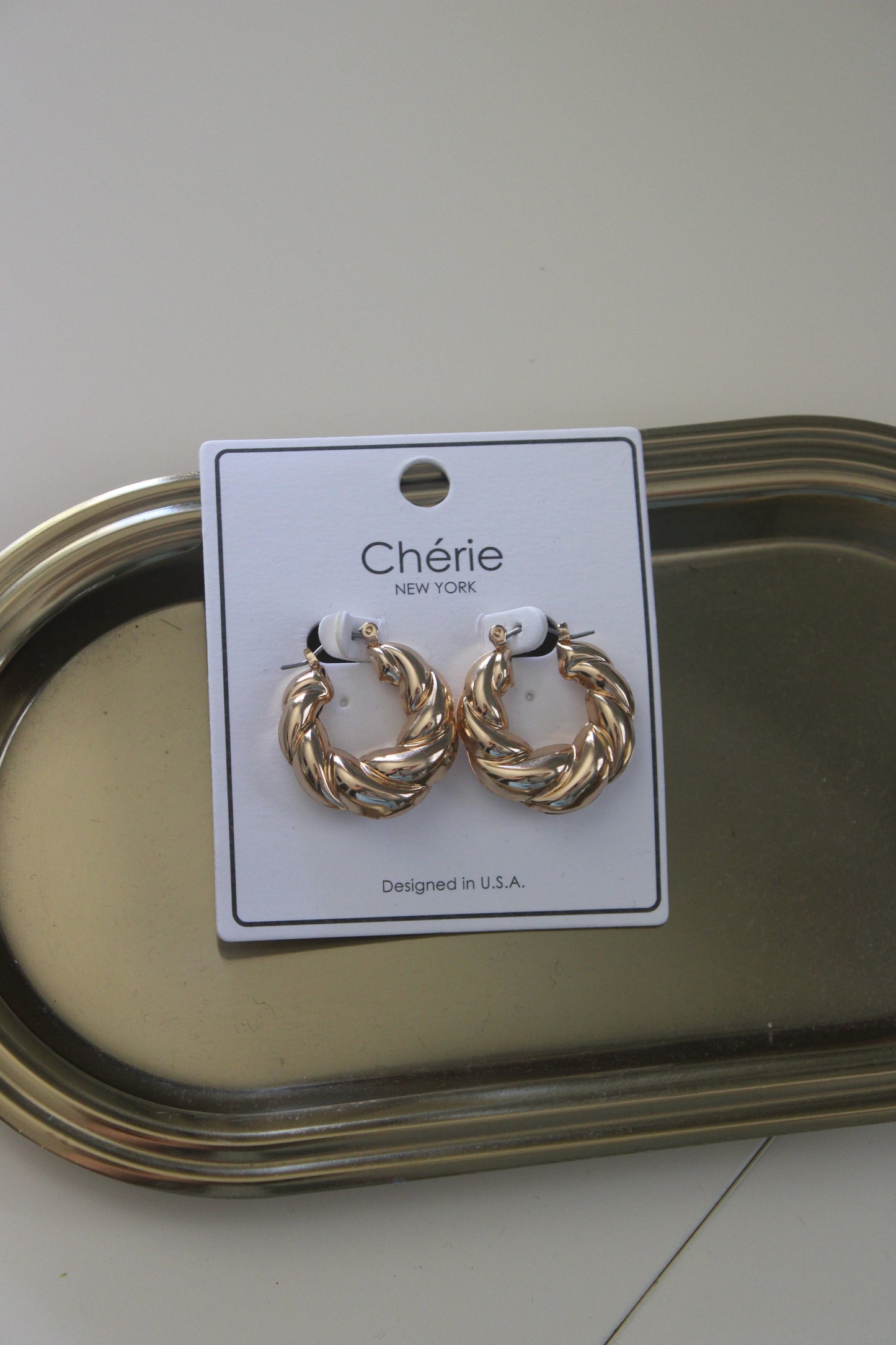 gold hoop large