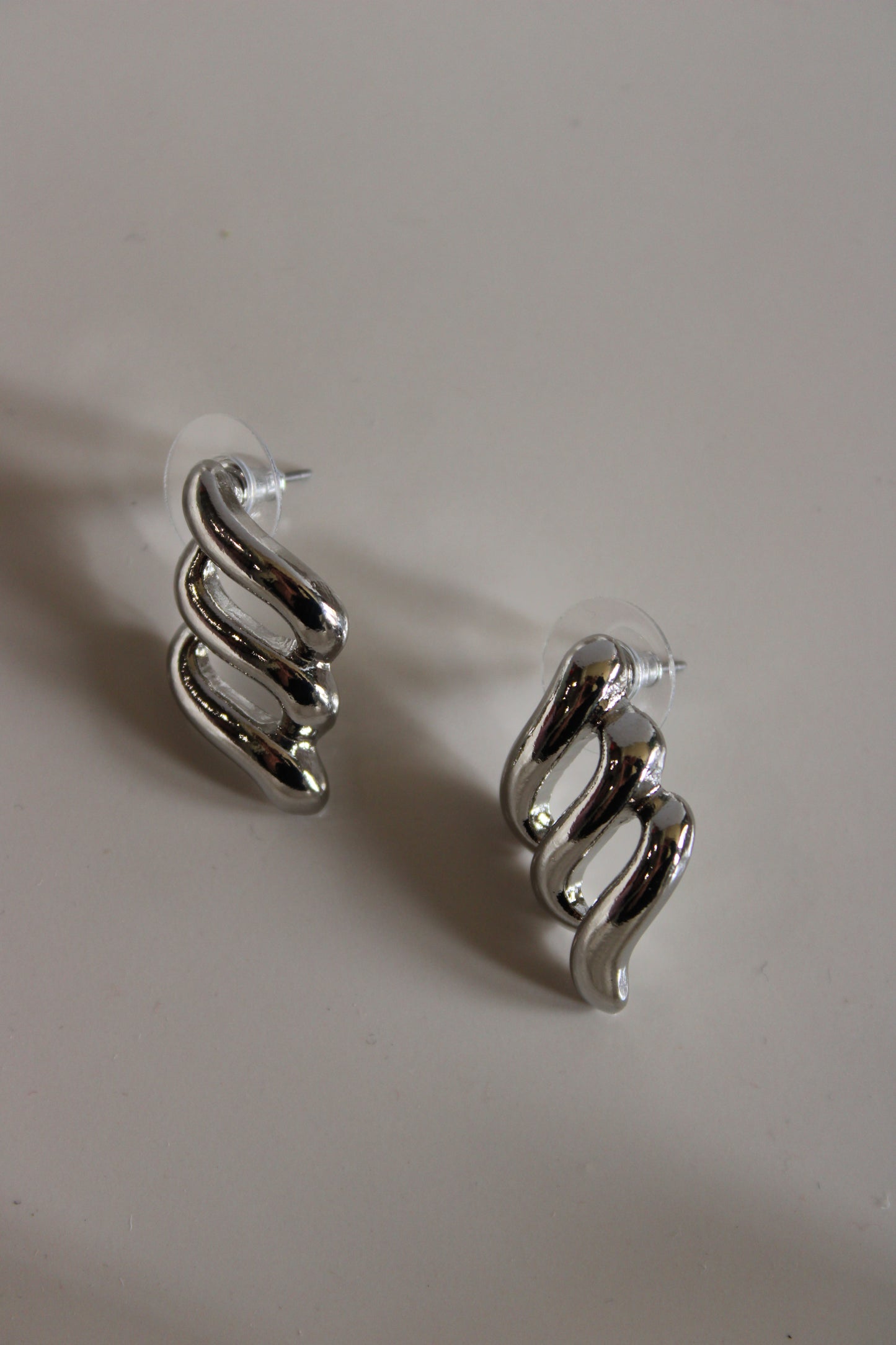 silver earings