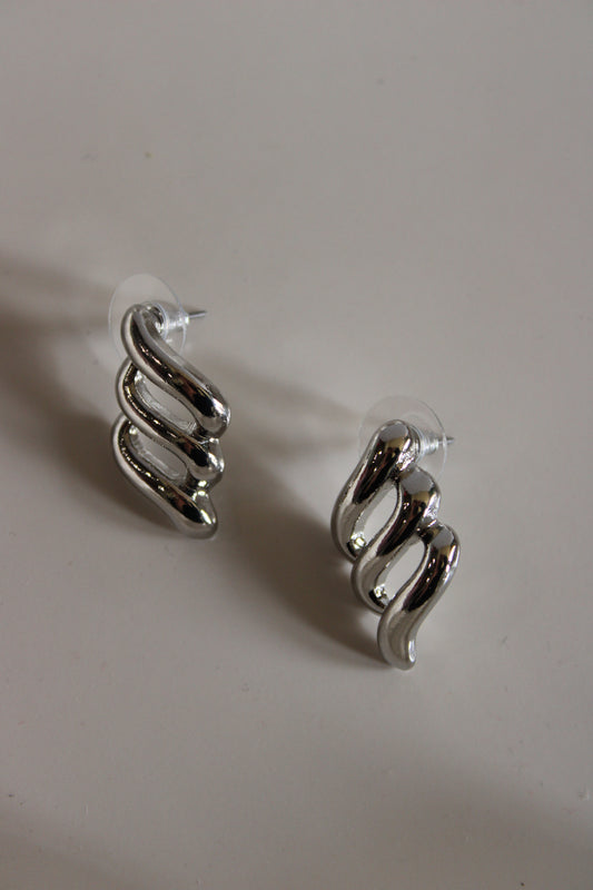 silver earings
