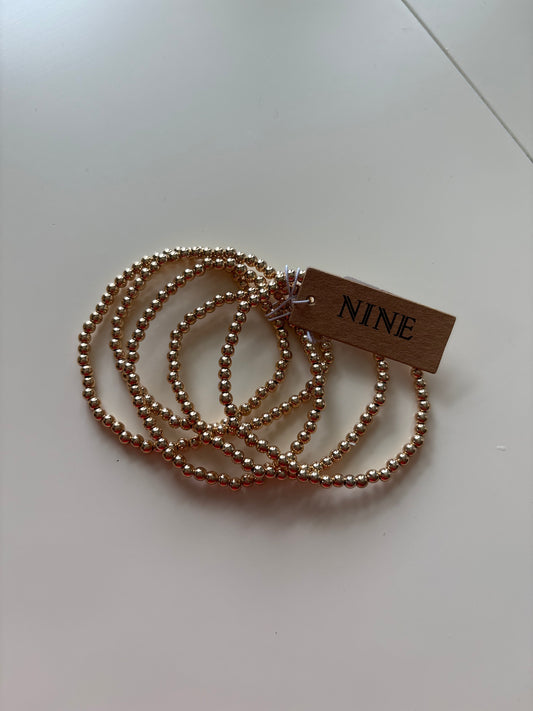 gold 5 bracelet set